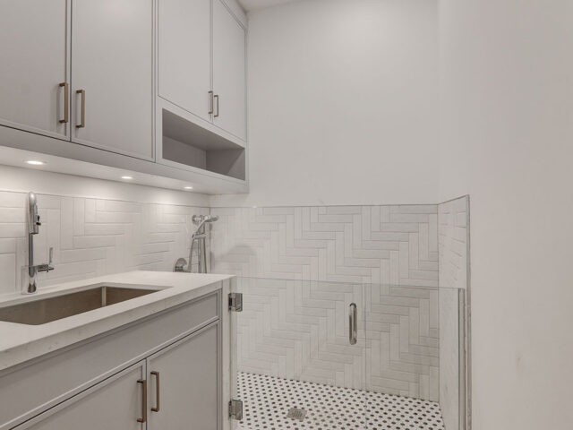 Contemporary cabinets for laundry room